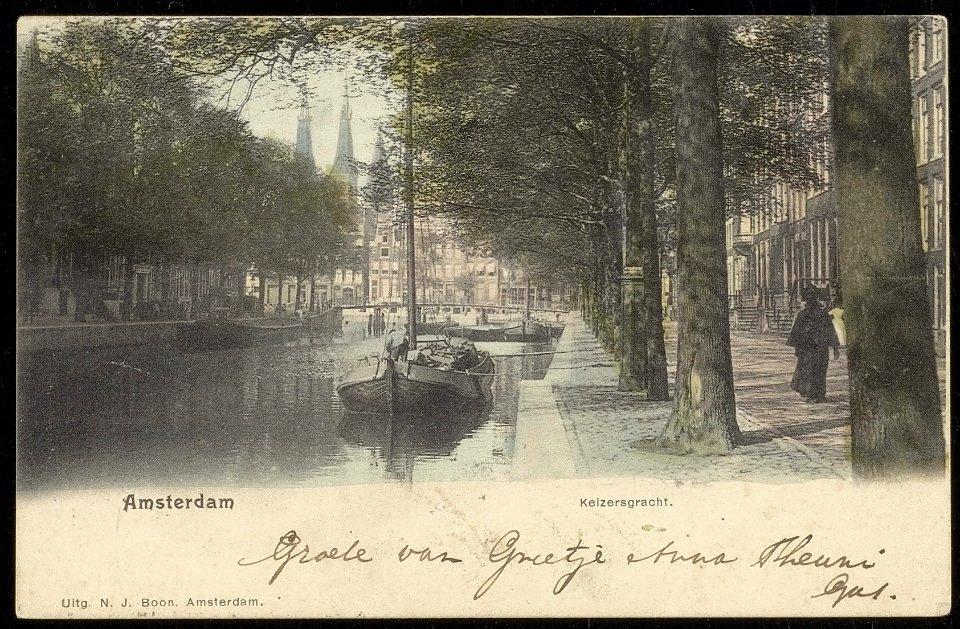 Keizersgracht. Uitgave N.J. Boon, Afb ANWU01701000002