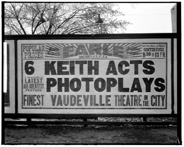 KEITH'S THEATER BILLBOARD LCCN2016861572