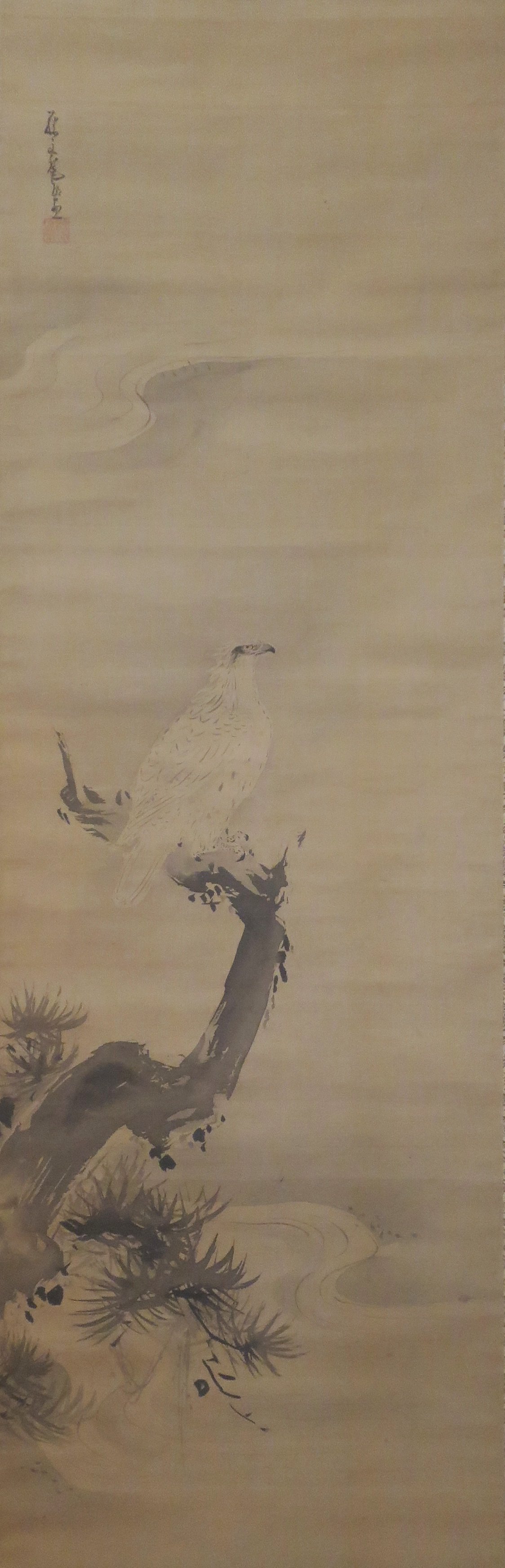 White Hawk by Kato Bunrei, 18th century