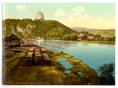 Kelheim and Liberation Hall, Bavaria, Germany-LCCN2002696117