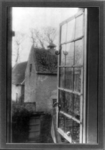 Kelmscott Manor- Thro' a window in the tapestry room LCCN2004674437