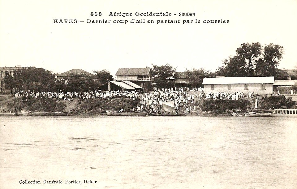 Kayes-Dernier coup d'oeil en partant par le courrier (AOF)