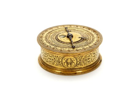 Kedjedrivet astronomiskt ur, visande månens faser, datum, solens ställning i zodiaken, månad - Skoklosters slott - 91925