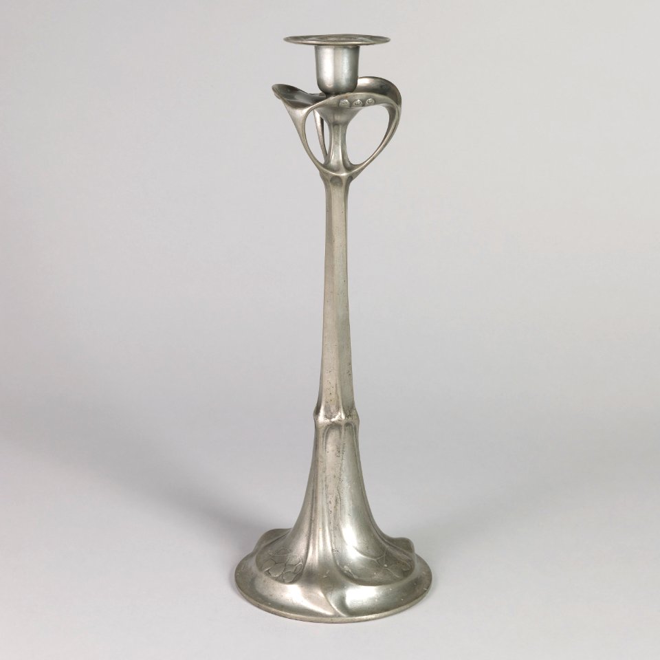 Kayserzinn Candlesticks, 1900–1902 (CH 68730611-3)