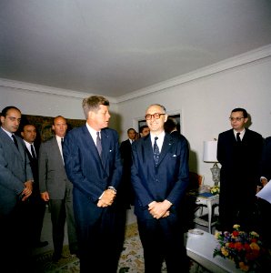 Kennedy y Frondizi en Nueva York