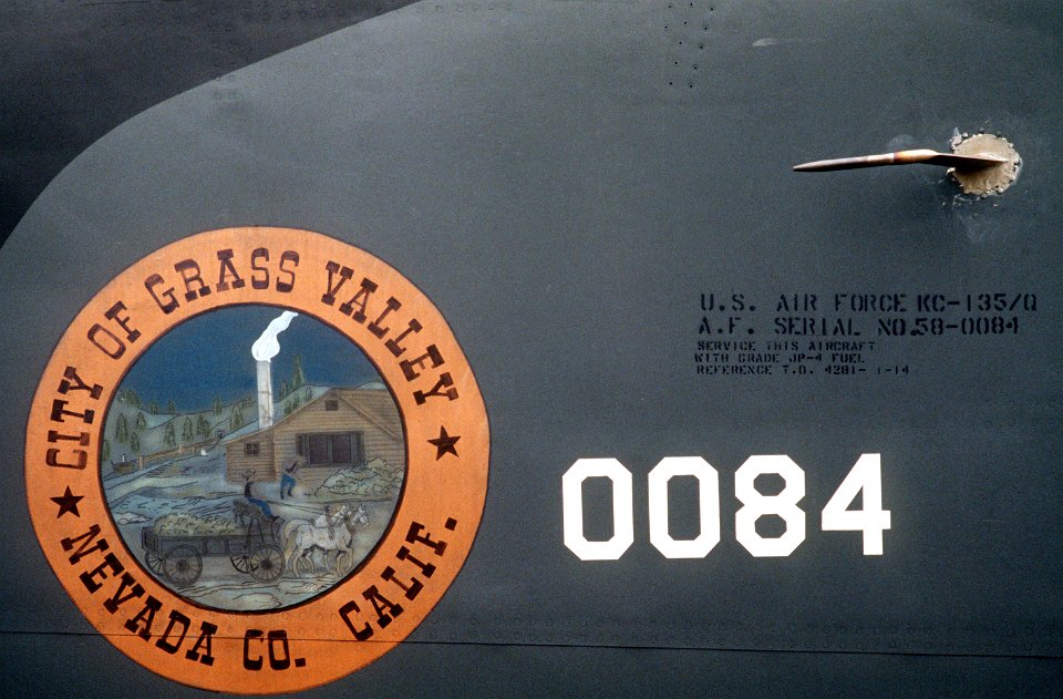 KC-135 Grass Valley Nose Art
