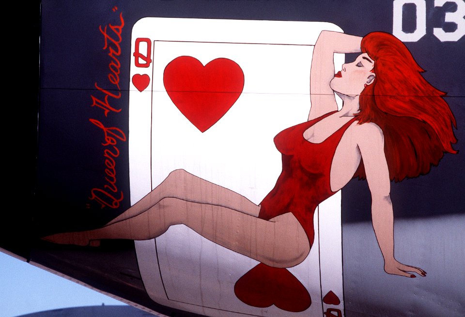 KC-135 Queen of Hearts Nose Art