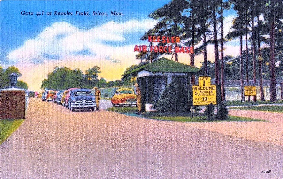 Keesler Air Force Base - 1940s Main Gate