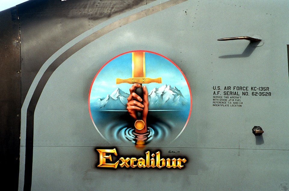 KC-135R Excalibur Nose Art