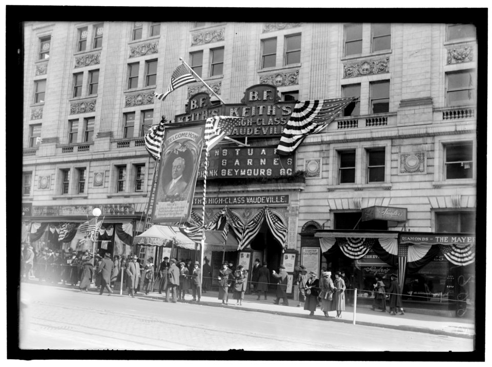 KEITH'S THEATRE. 'WELCOME HOME' FOR PRESIDENT WILSON LCCN2016869759