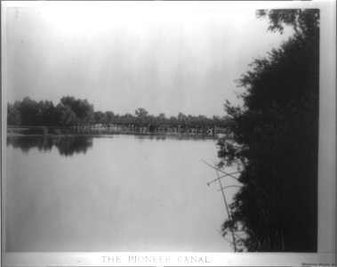 Kern river and the Pioneer canal. Kern County, Cal. LCCN2016653503
