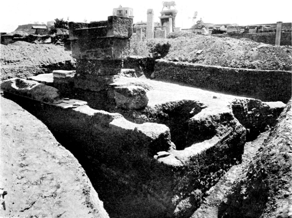 Kerameikos Grabbezirk XX von Nordwest (Der Friedhof am Eridanos, Abb. 74)