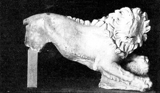 Kerameikos Löwe vom Grabbezirk des Dionysios 2 (Der Friedhof am Eridanos, Abb. 48)