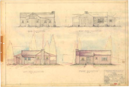 Kerrville state park caretakers dwelling plan photo