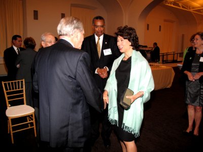 Kevin O'Donnell and Elaine Chao photo
