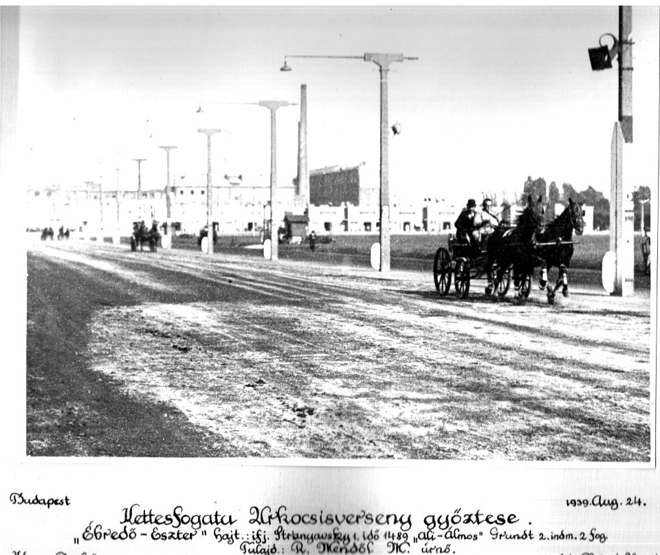 Kettesfogatú Urkocsiverseny győztese, Budapest, 1939. augusztus 24 (1)