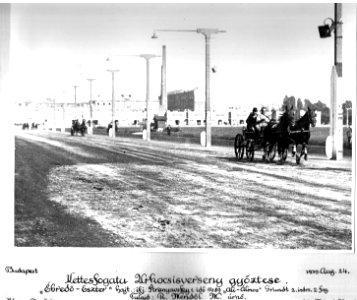 Kettesfogatú Urkocsiverseny győztese, Budapest, 1939. augusztus 24 (1)