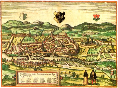 KemptenKolorierterKupferstichBraun-Hogenberg1576