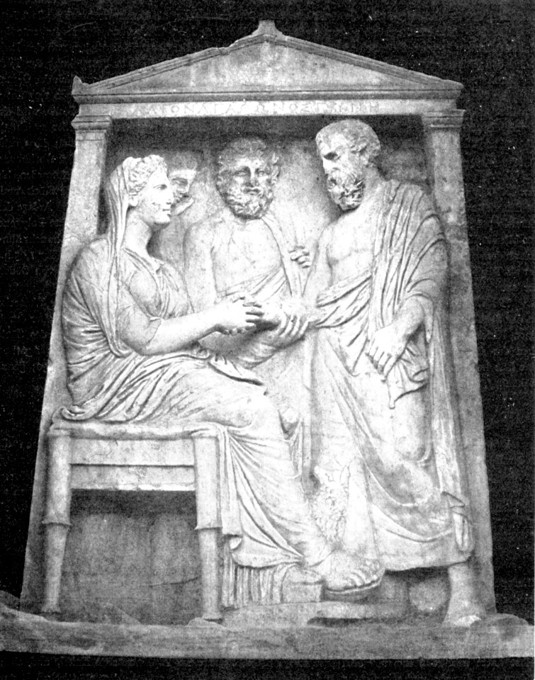 Kerameikos Naiskos der Korallion (Der Friedhof am Eridanos, Abb. 44)