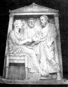 Kerameikos Naiskos der Korallion (Der Friedhof am Eridanos, Abb. 44)