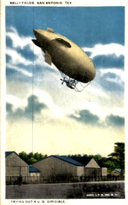 Kelly Field - Trying out a Dirigible