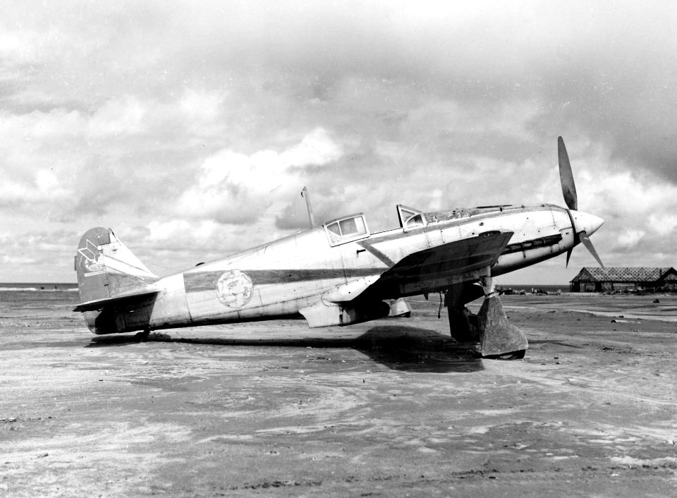 Ki-61 at Fukuoka in 1945