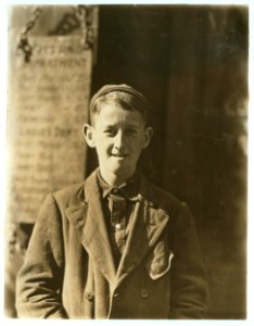 Kibbe's Candy Factory. Francis Clancey, 14 years, Walter St., Brightwood. Left school a few weeks ago to work at Kibbe's. Earns $3.50. LOC nclc.04602