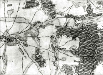 Kiesersche Forstkarte Nr. 136 Backnang (Mit einem Hochgericht)