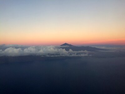 Mount teide tenerife sunset
