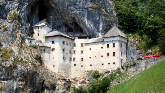 Castle on the cliff monument architecture