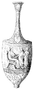 Kerameikos Grabbezirk der Pamphile und Demetrias Marmorlekythos (Der Friedhof am Eridanos, Abb. 63)