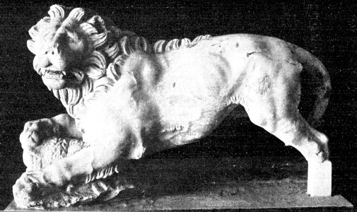 Kerameikos Löwe vom Grabbezirk des Dionysios 1 (Der Friedhof am Eridanos, Abb. 47)