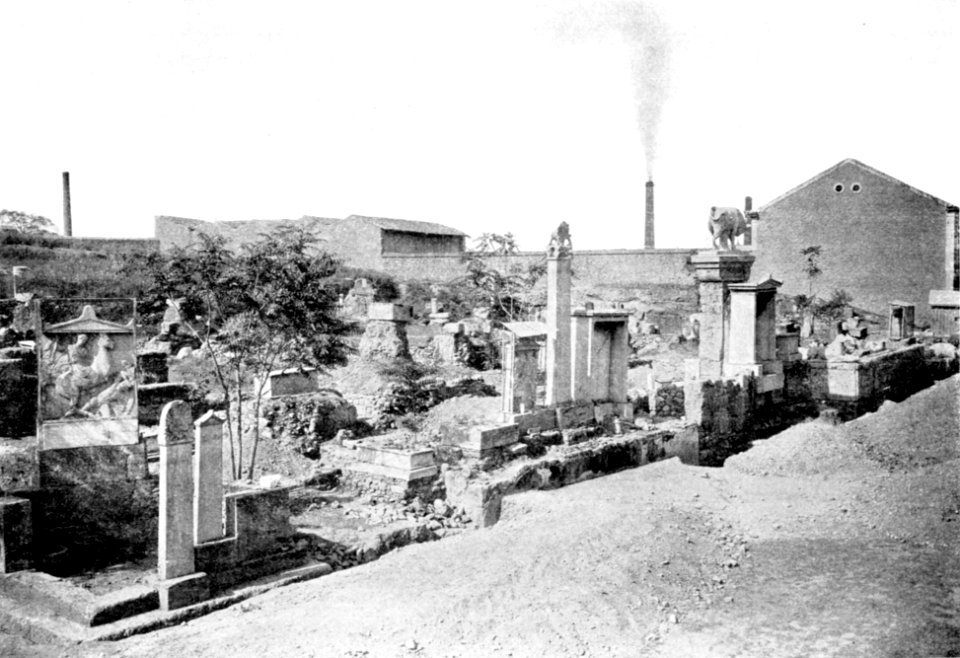 Kerameikos Südseite der Gräberstraße (Der Friedhof am Eridanos, Abb. 8)