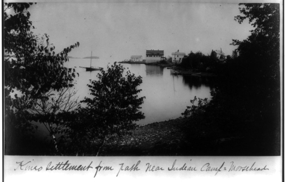 Kineo settlement from path near Indian Camp, Moosehead LCCN2002711517