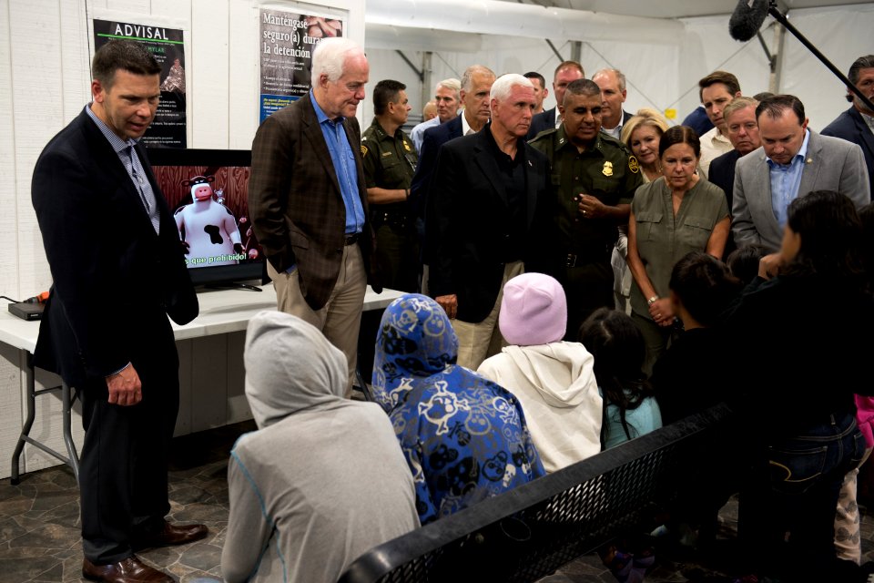 Kevin K. McAleenan & Vice President Mike Pence (48300352867)