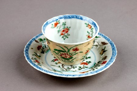 Kinesisk porslins kopp gjord under Kangxi 1662-1722 - Hallwylska museet - 95719