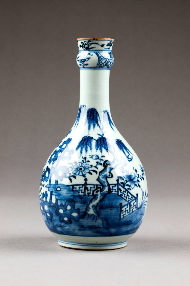 Kinesisk flaska från 1800-talet - Hallwylska museet - 95792