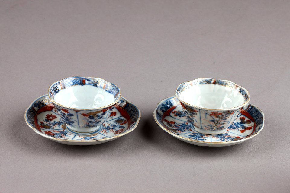 Kinesiska porslins koppar - Hallwylska museet - 95720