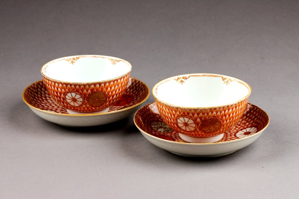 Kinesiska porslins koppar från 1735-1795 - Hallwylska museet - 95834