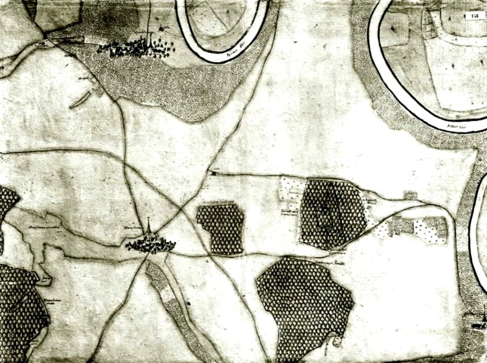 Kiesersche Forstkarte Nr. 153 Ottmarsheim