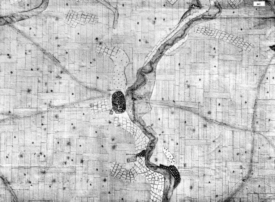 Kiesersche Forstkarte Nr. 167 Schwibertingen (Schwieberdingen)