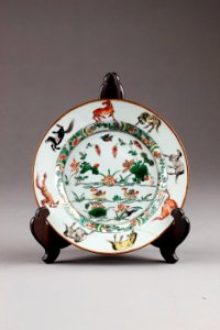 Kinesiskt porslins fat från 1662-1722 Kangxi-perioden - Hallwylska museet - 95676 photo