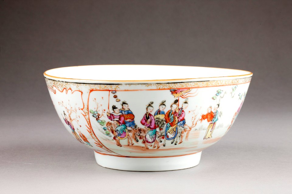 Kinesisk skål från 1735-1795 - Hallwylska museet - 95654