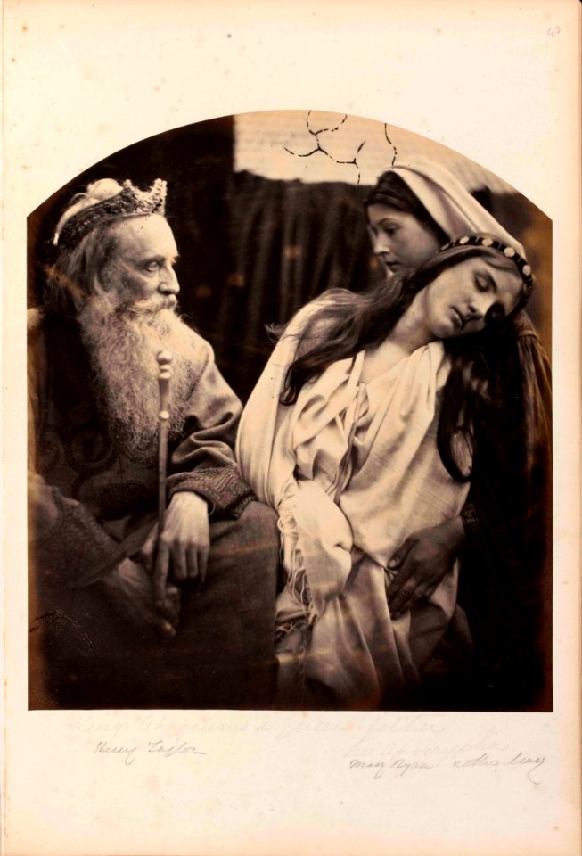 King Ahasuerus and Queen Esther by Julia Margaret Cameron