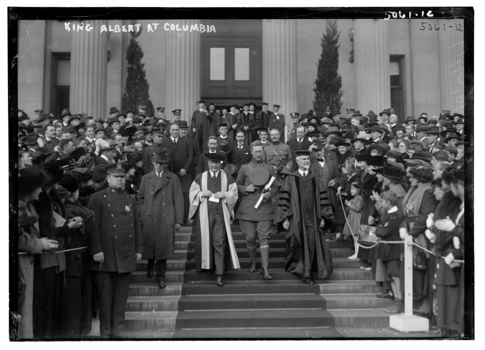 King Albert at Columbia LCCN2014709808