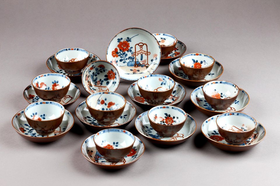 Kinesiska porslins koppar - Hallwylska museet - 95728