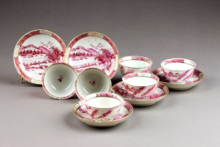 Kinesiska porslins koppar och fat från 1735-1795 - Hallwylska museet - 95831 photo