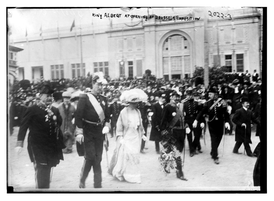 King Albert at opening of Brussels Exposition LCCN2014688075