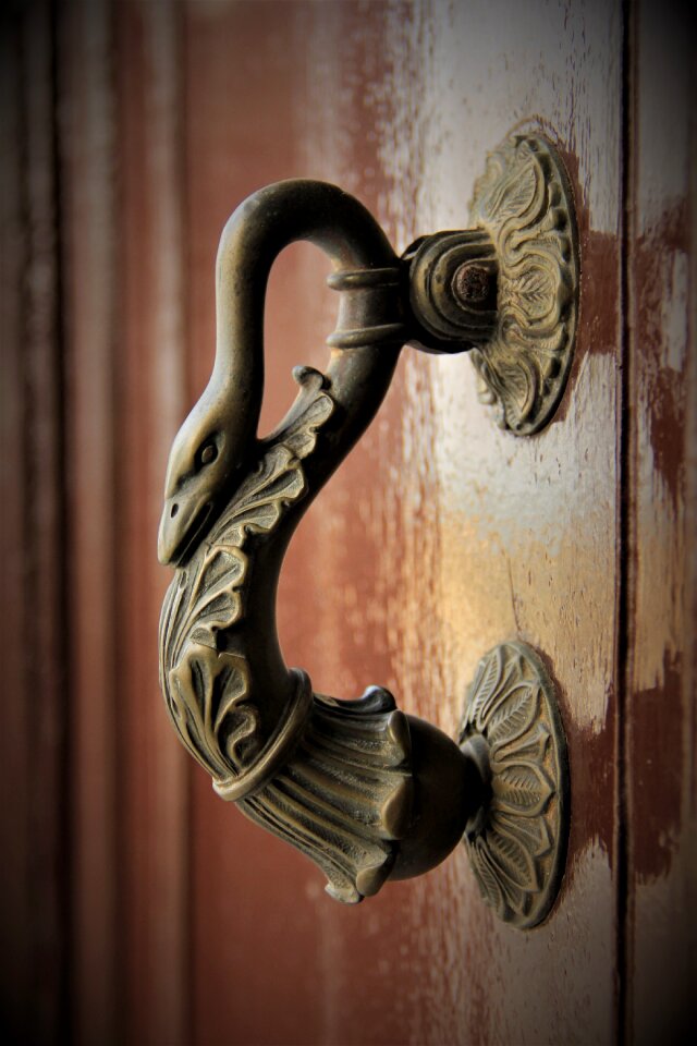 Old door old input