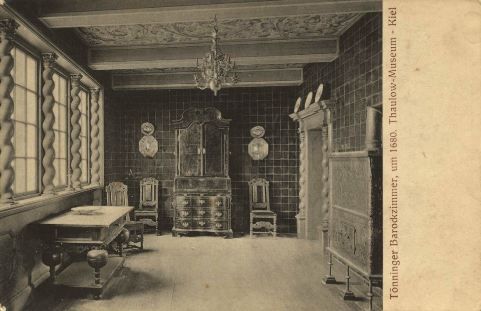 Kiel, Schleswig-Holstein - Thaulow-Museum (Tönninger Barockzimmer) (Zeno Ansichtskarten)